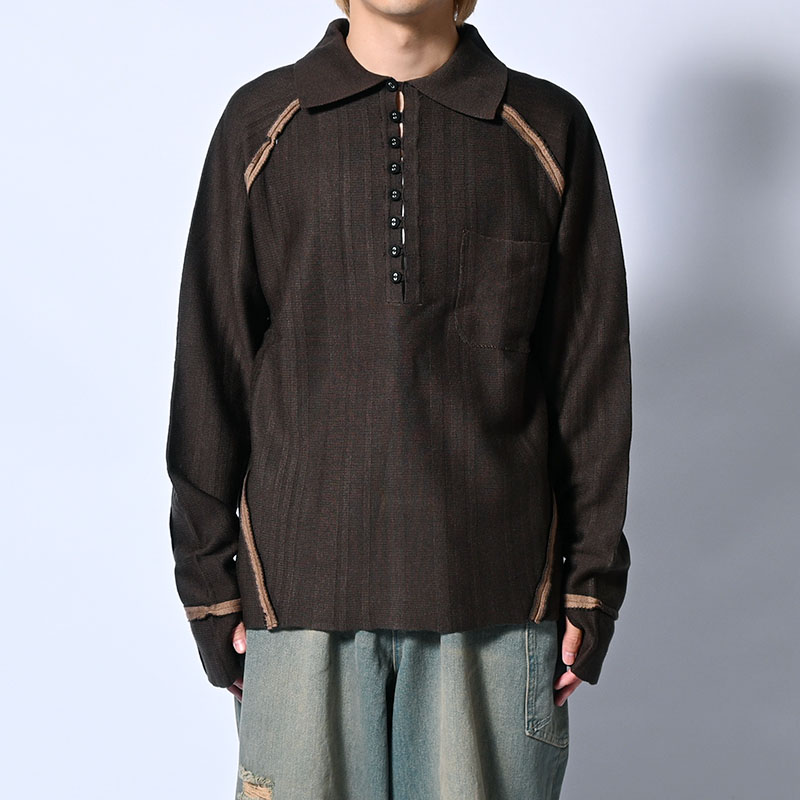 DOUBLE FACE KNIT POLO -3.COLOR-