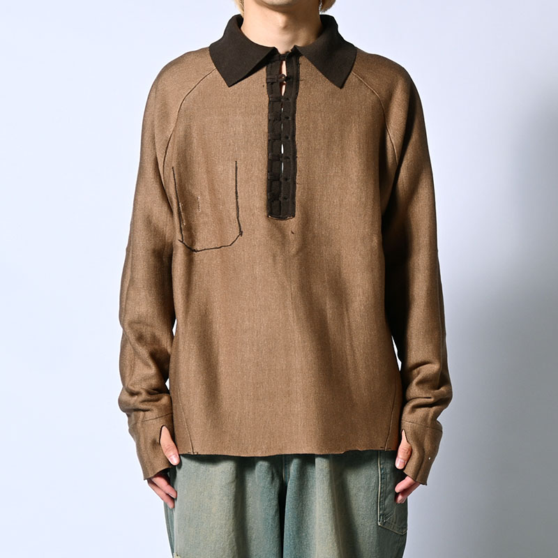 DOUBLE FACE KNIT POLO -3.COLOR-