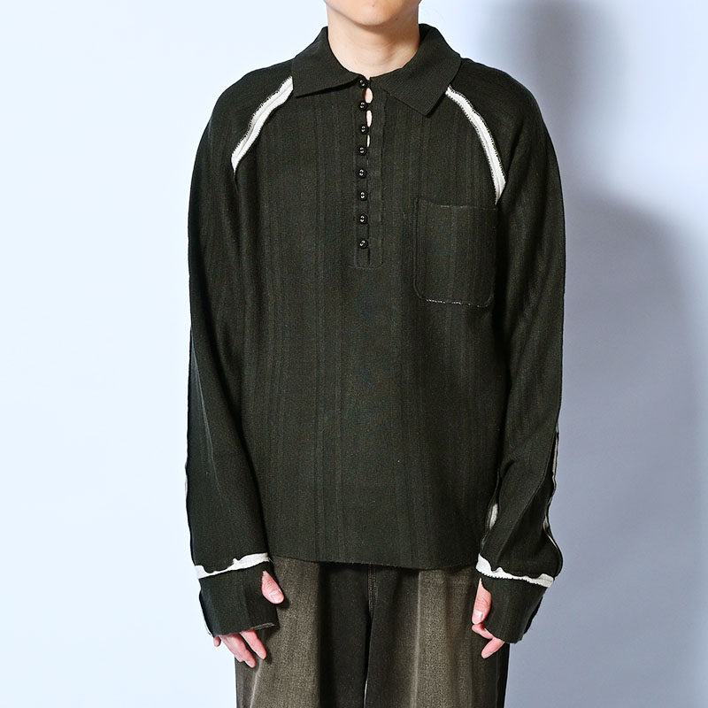 DOUBLE FACE KNIT POLO -3.COLOR-