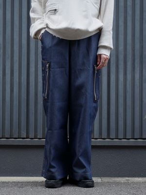 BIG CIGARETTE POCKET DENIM PANTS -3.COLOR-