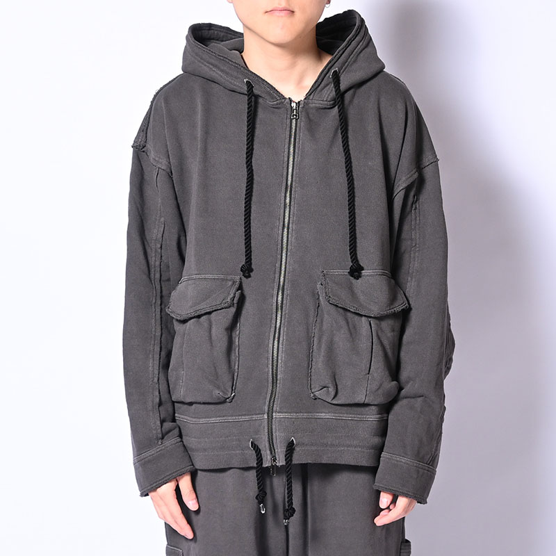 MIL ZIP HOODIE -2.COLOR-