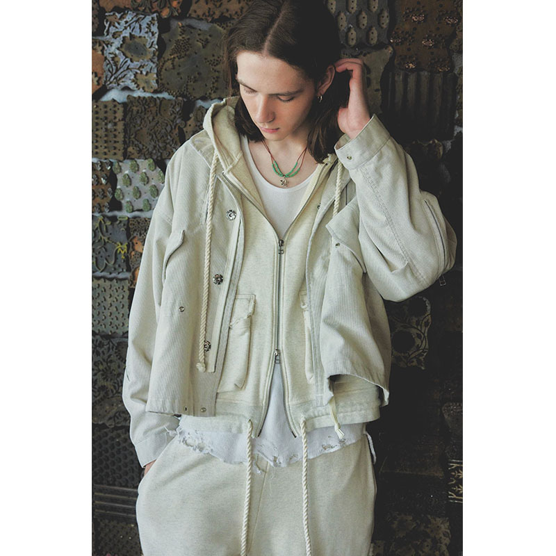 MIL ZIP HOODIE -2.COLOR-