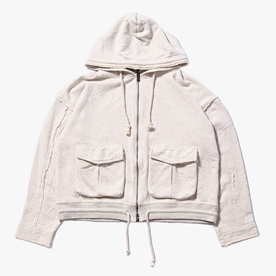 MIL ZIP HOODIE -2.COLOR-