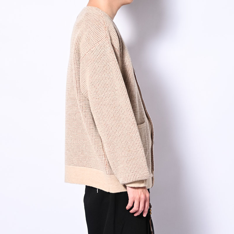 和紙×ALPACA WAFFLE CARDIGAN -2.COLOR-