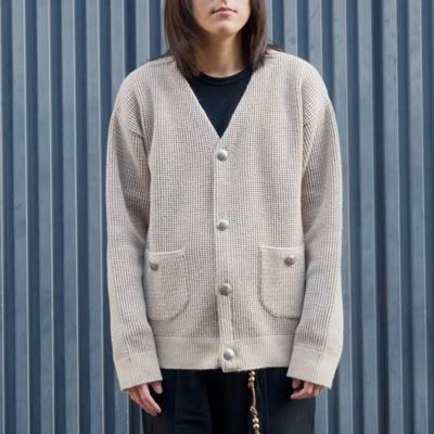 和紙×ALPACA WAFFLE CARDIGAN -2.COLOR-
