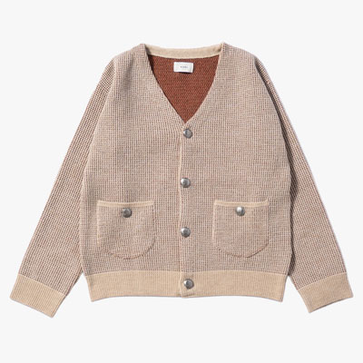 和紙×ALPACA WAFFLE CARDIGAN -2.COLOR-