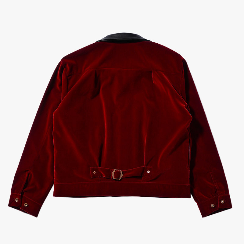 VELVETEEN MINIMAL JACKET -2.COLOR-