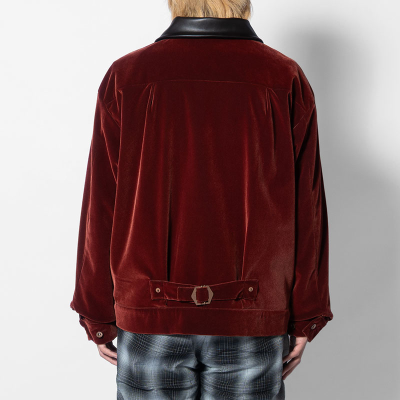 VELVETEEN MINIMAL JACKET -2.COLOR-
