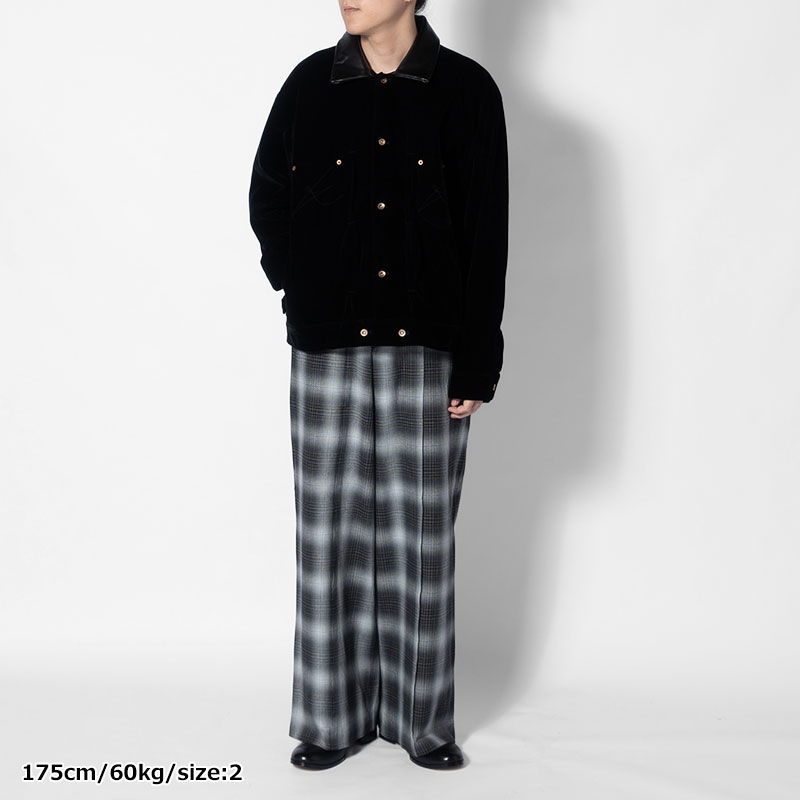 VELVETEEN MINIMAL JACKET -2.COLOR-