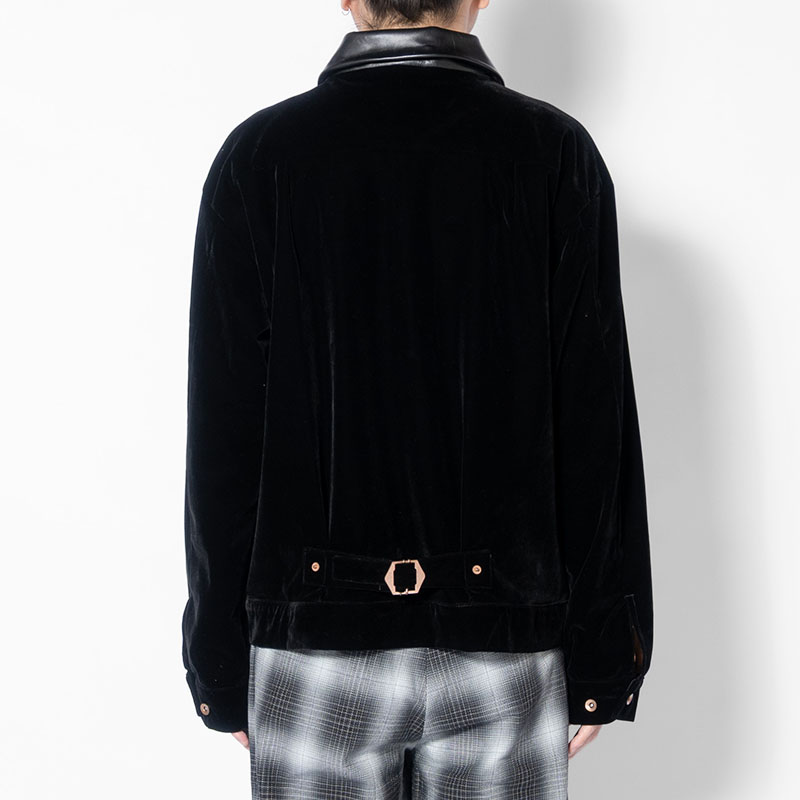 VELVETEEN MINIMAL JACKET -2.COLOR-