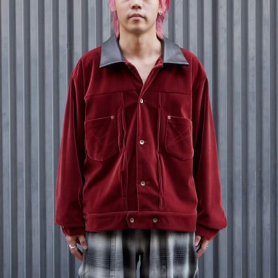VELVETEEN MINIMAL JACKET -2.COLOR-