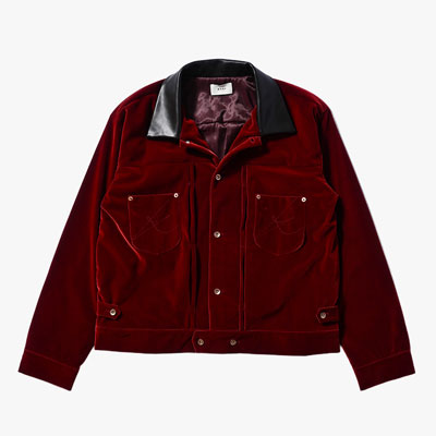 VELVETEEN MINIMAL JACKET -2.COLOR-