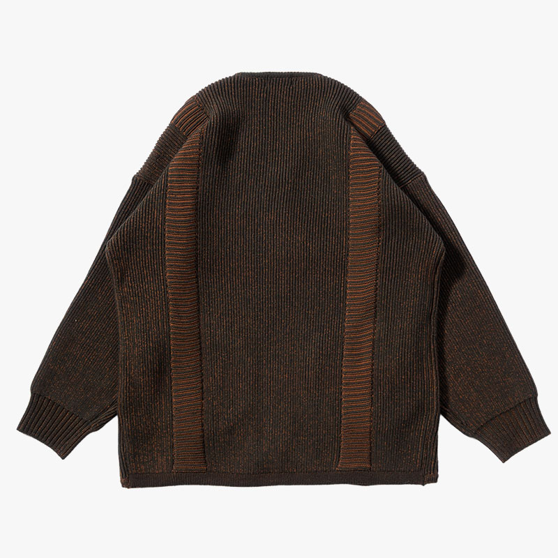 OVERSIZE ZIP CARDIGAN -2.COLOR-