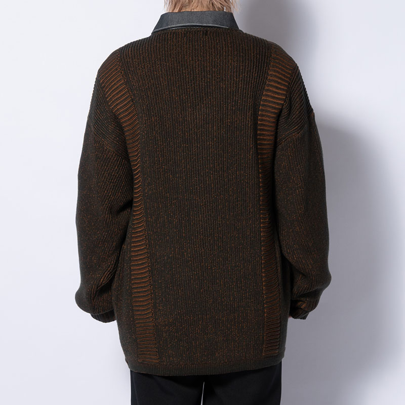 OVERSIZE ZIP CARDIGAN -2.COLOR-