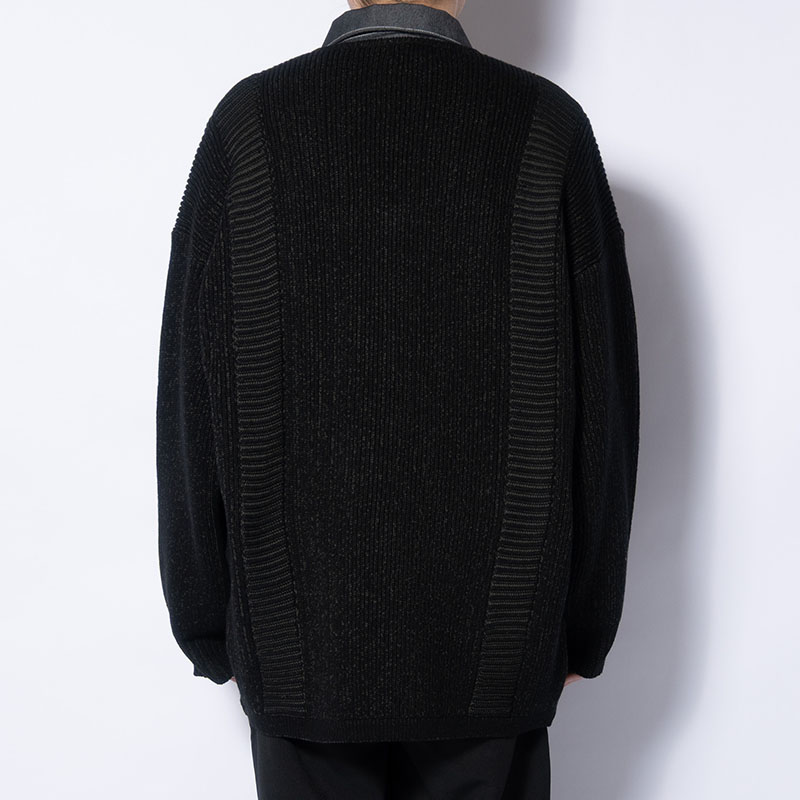 OVERSIZE ZIP CARDIGAN -2.COLOR-