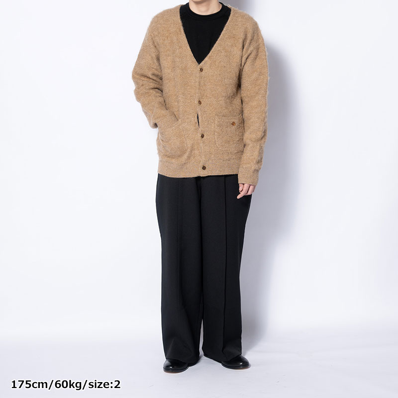 ALPACA SHAGGY CARDIGAN -2.COLOR-