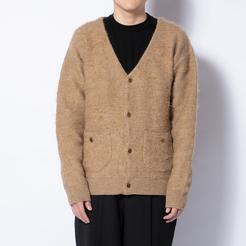ALPACA SHAGGY CARDIGAN -2.COLOR-
