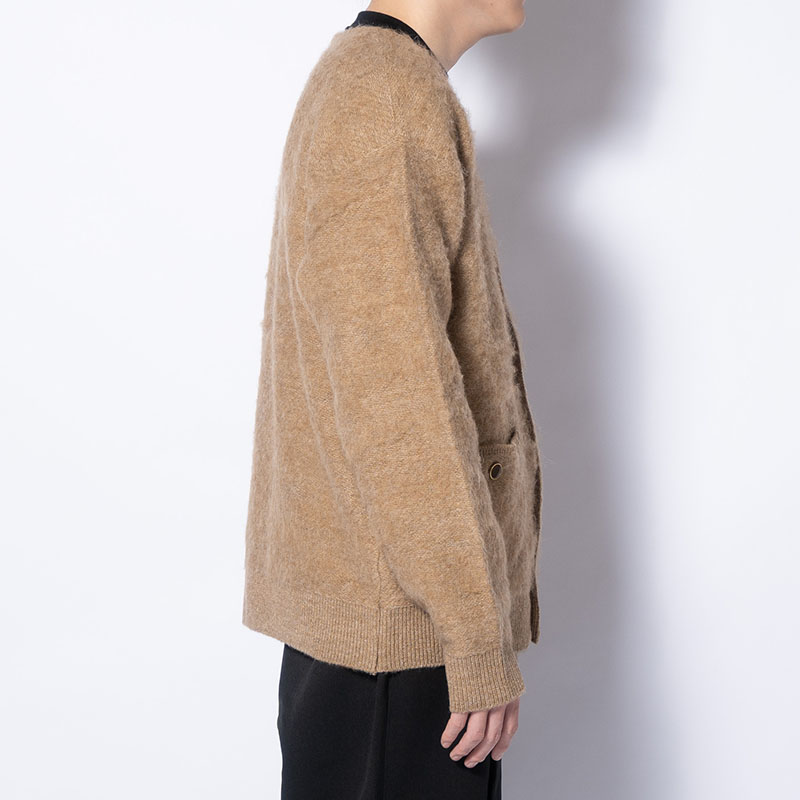 ALPACA SHAGGY CARDIGAN -2.COLOR-