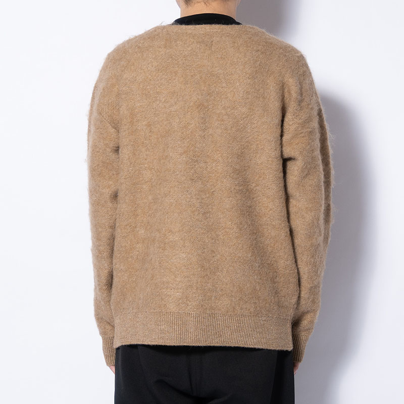ALPACA SHAGGY CARDIGAN -2.COLOR-