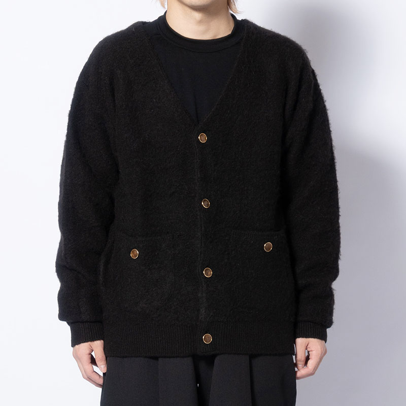 ALPACA SHAGGY CARDIGAN -2.COLOR-
