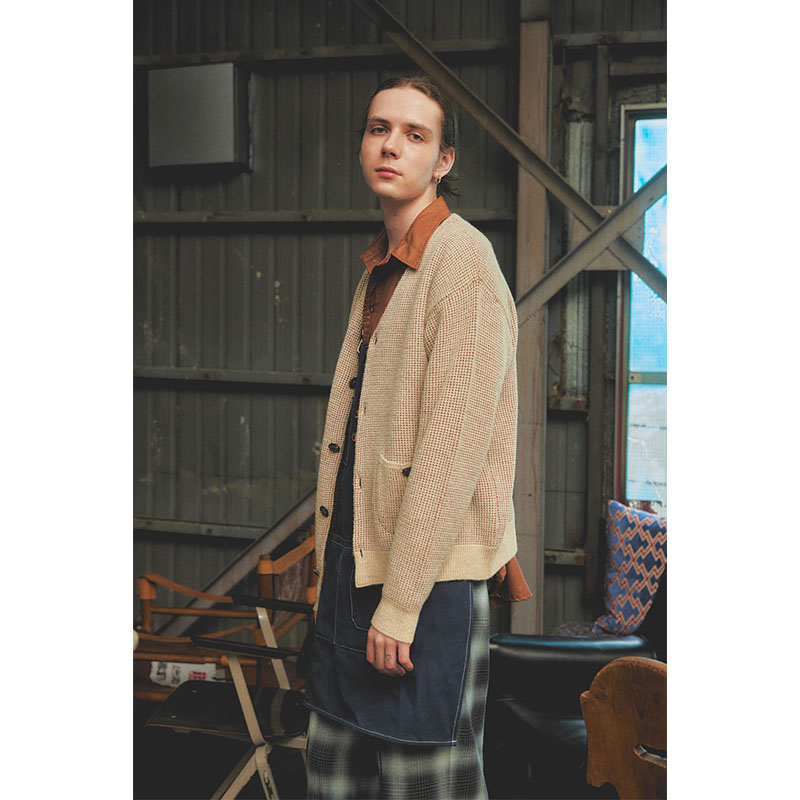 ALPACA SHAGGY CARDIGAN -2.COLOR-