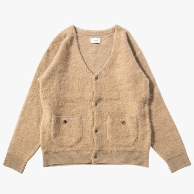 ALPACA SHAGGY CARDIGAN -2.COLOR-