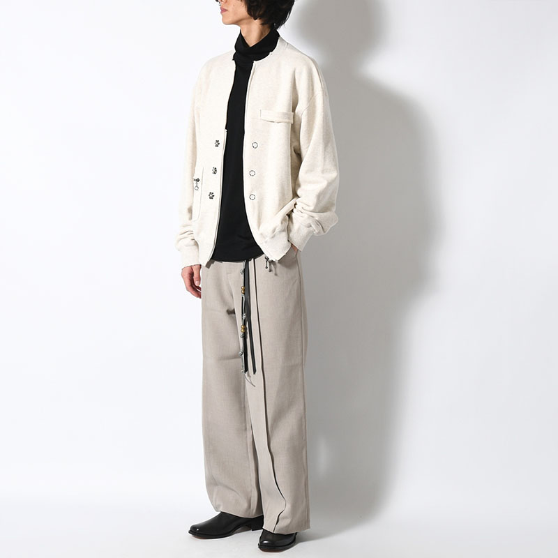 SWEAT ZIP CARDIGAN -3.COLOR-