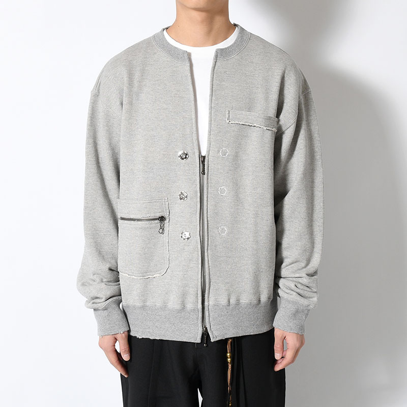 SWEAT ZIP CARDIGAN -3.COLOR-
