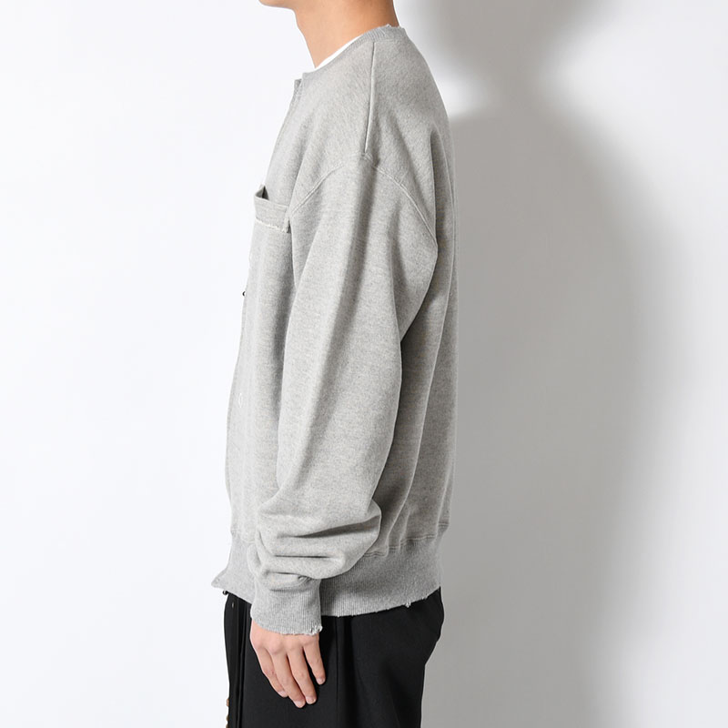 SWEAT ZIP CARDIGAN -3.COLOR-