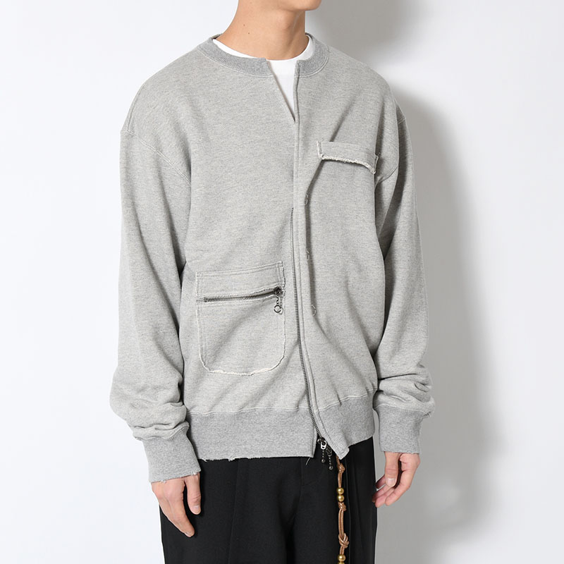 SWEAT ZIP CARDIGAN -3.COLOR-