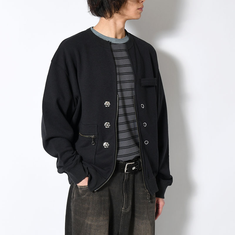SWEAT ZIP CARDIGAN -3.COLOR-