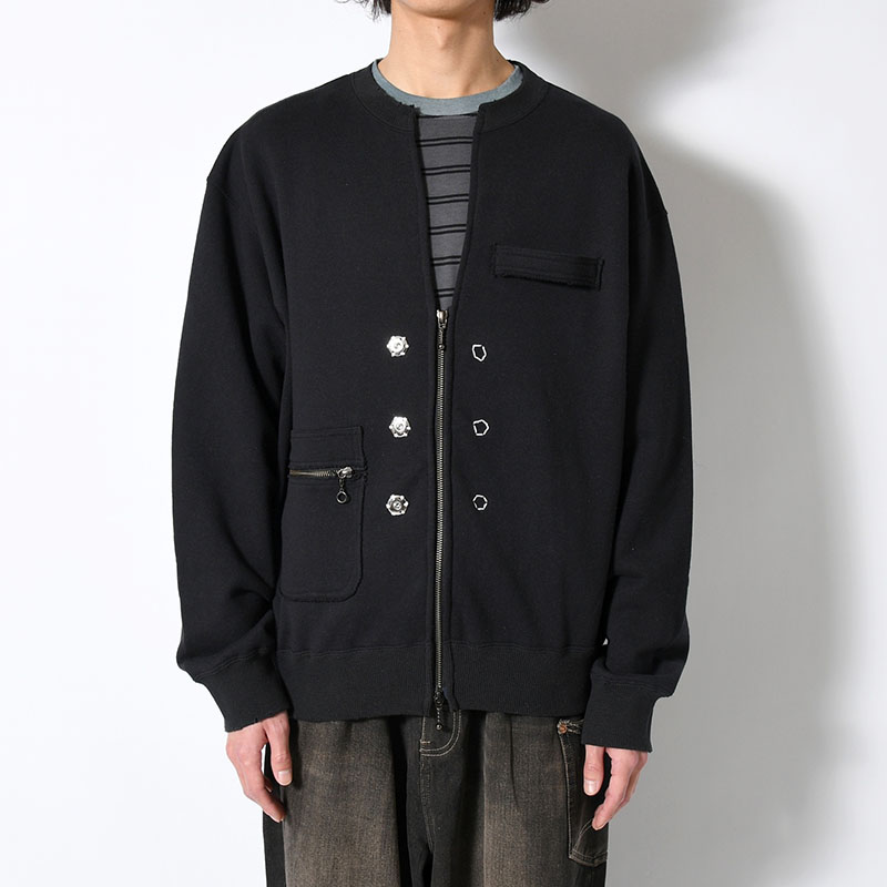 SWEAT ZIP CARDIGAN -3.COLOR-