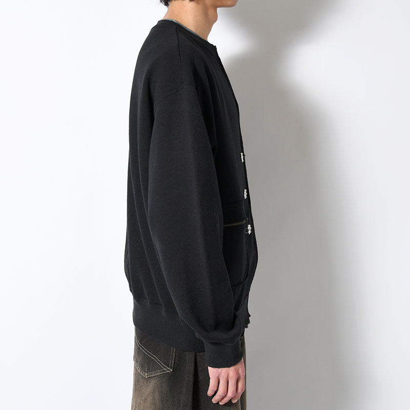 SWEAT ZIP CARDIGAN -3.COLOR-