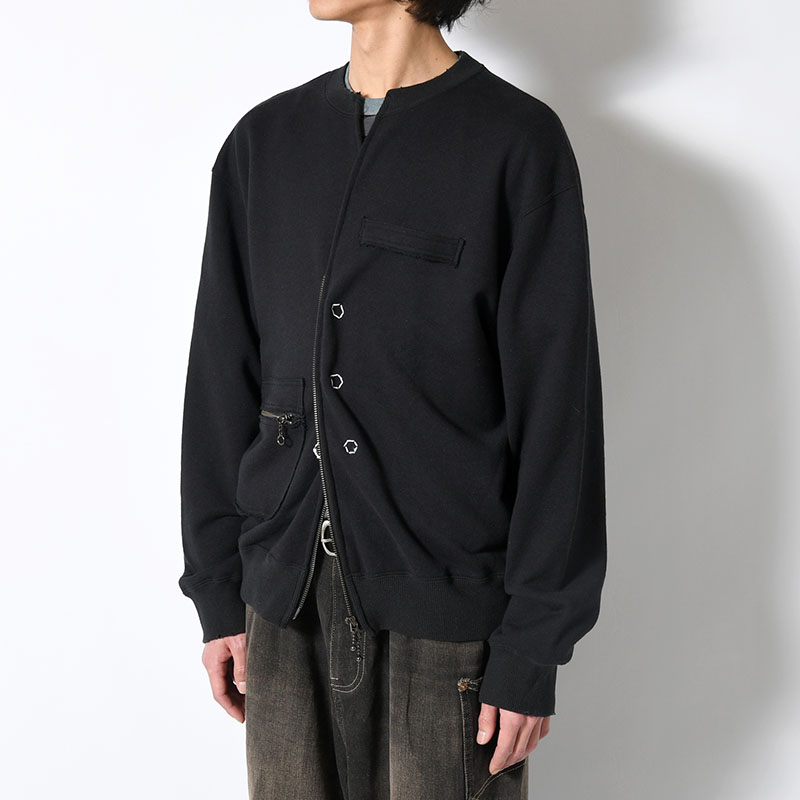 SWEAT ZIP CARDIGAN -3.COLOR-