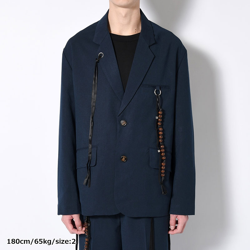 DROOP 2 BUTTON JACKET -2.COLOR-