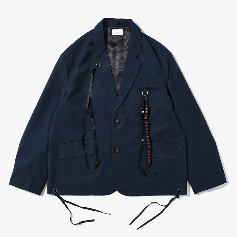 DROOP 2 BUTTON JACKET -2.COLOR-(NAVY)