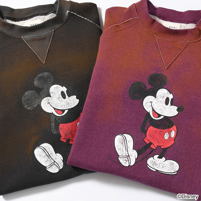 MICKEY MOUSE VINTAGE SWEAT -2.COLOR-