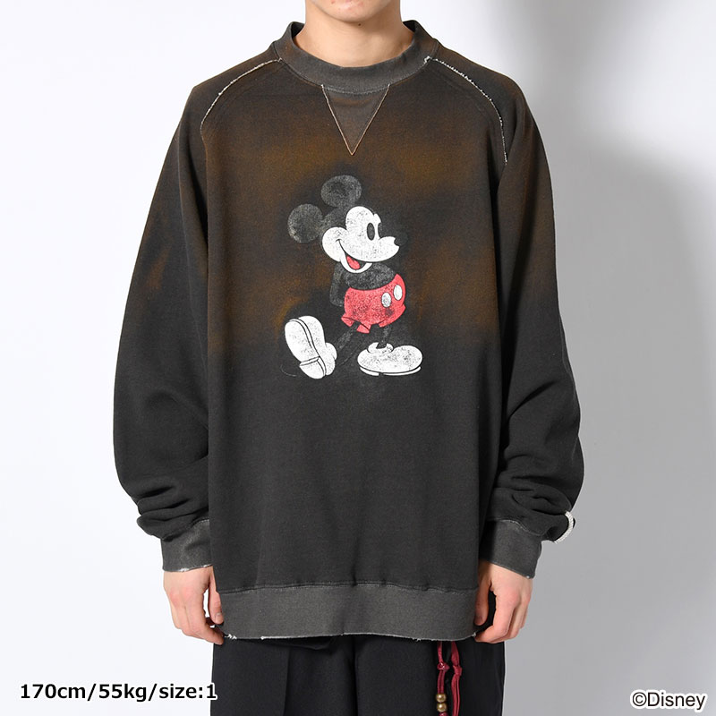 MICKEY MOUSE VINTAGE SWEAT -2.COLOR-