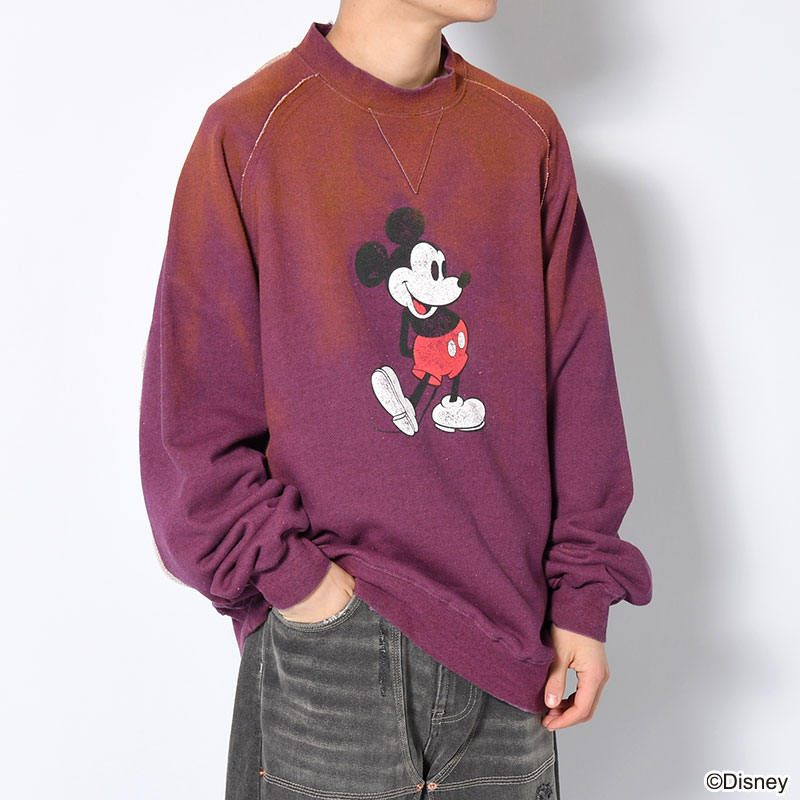 MICKEY MOUSE VINTAGE SWEAT -2.COLOR-