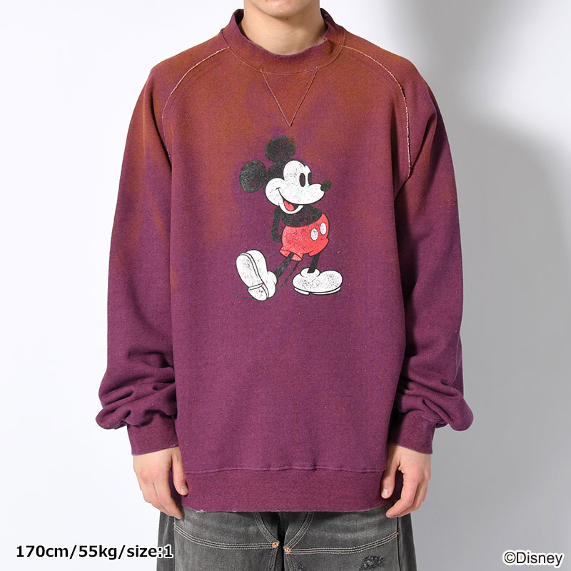 MICKEY MOUSE VINTAGE SWEAT -2.COLOR-