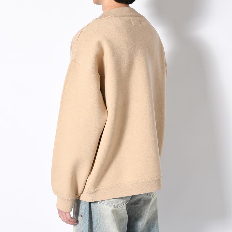 DECORATIVE ZIP KNIT -3.COLOR-