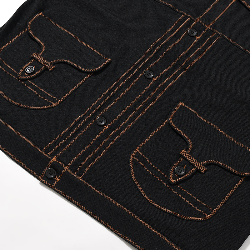 STITCH KNIT SHIRT -3.COLOR-