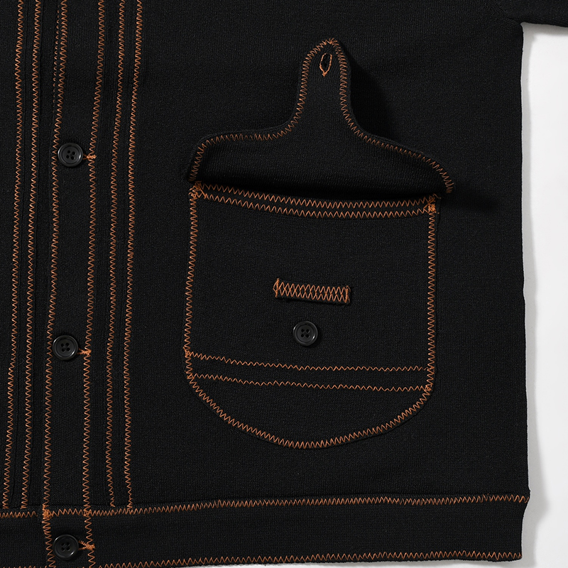 STITCH KNIT SHIRT -3.COLOR-