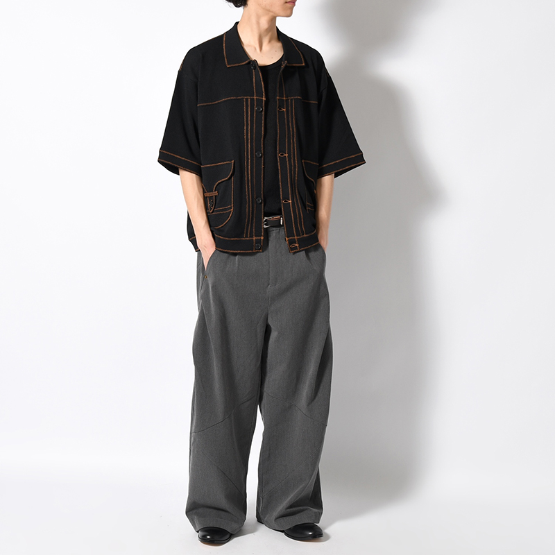 STITCH KNIT SHIRT -3.COLOR-