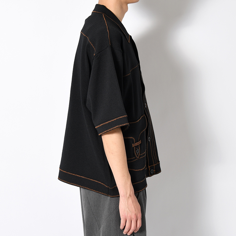 STITCH KNIT SHIRT -3.COLOR-