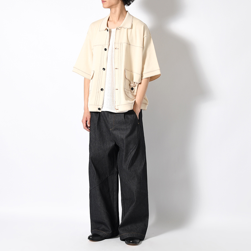 STITCH KNIT SHIRT -3.COLOR-