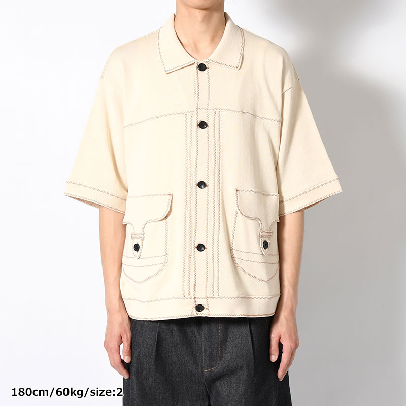 STITCH KNIT SHIRT -3.COLOR-