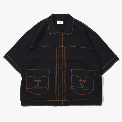 STITCH KNIT SHIRT -3.COLOR-