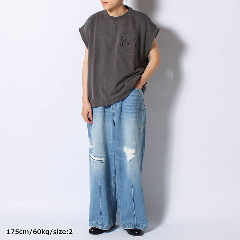 REVERSIBLE SWEAT NO SLEEVE -2.COLOR-