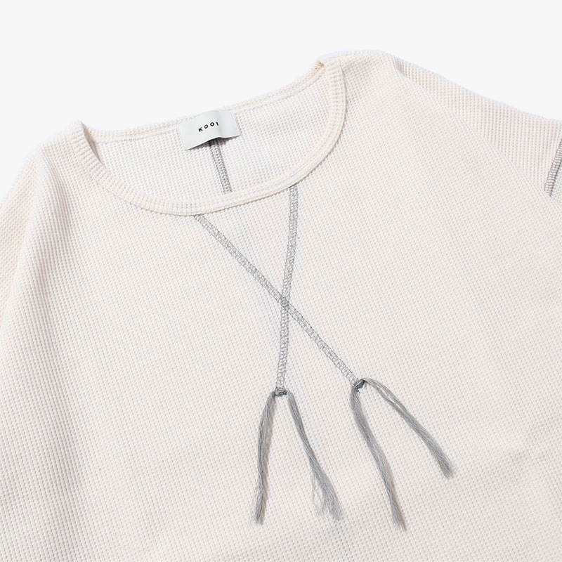 GIMA WAFFLE TEE -2.COLOR-
